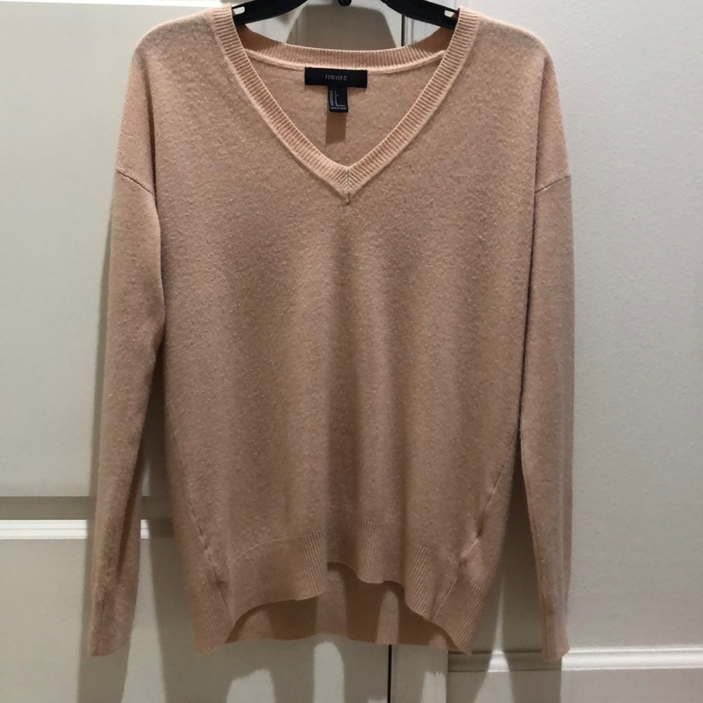 Nude Forever 21 Sweater